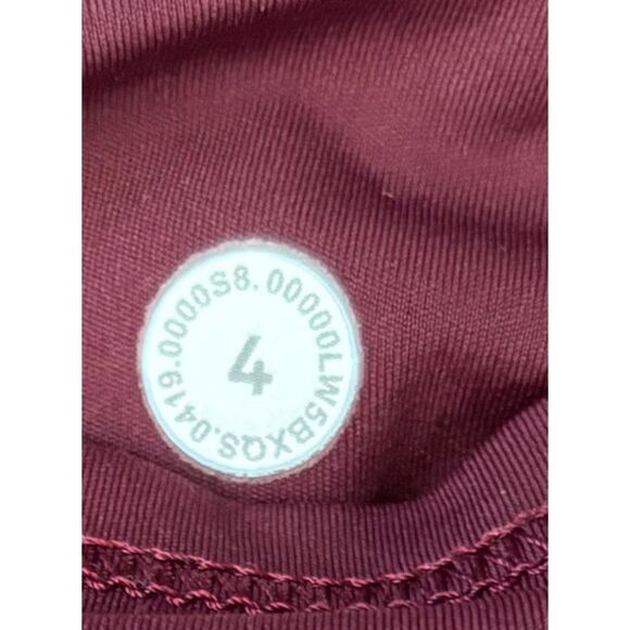 Lululemon Fast and Free High-Rise Crop II 23" *Non-Reflective Leggings /Cassis - Picture 9 of 9